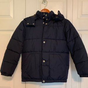 Boys GAP Navy Blue Puffer Coat